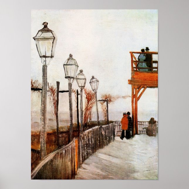 Poster Montmartre (F272) Van Gogh Fine Art (Frente)