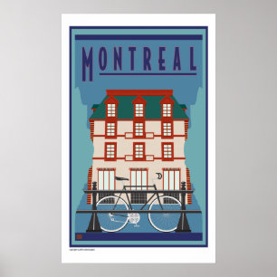 Póster Montreal-Impressão