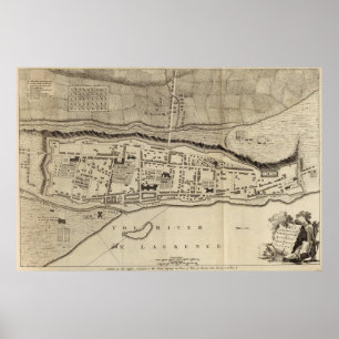 Poster Montreal ou Ville Marie