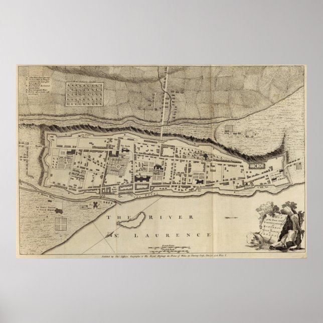 Poster Montreal ou Ville Marie (Frente)