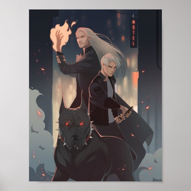 Poster Monty, Simon & Peaches (Frente)