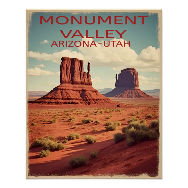 Póster Monument Valley (Frente)