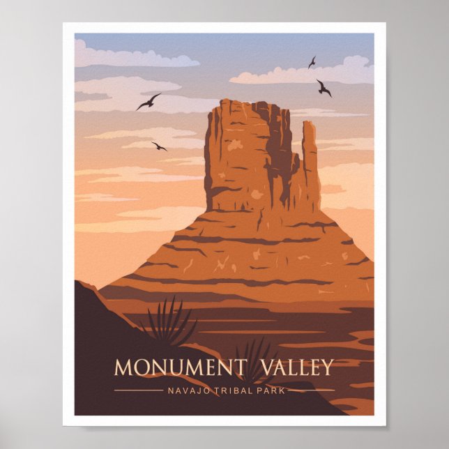Poster Monument Valley Arizona (Frente)