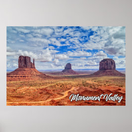 Poster Monument Valley, Arizona, Estados Unidos