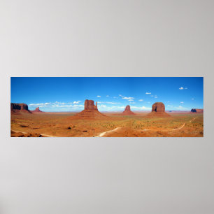 Poster Monument Valley Between Arizona and Utah