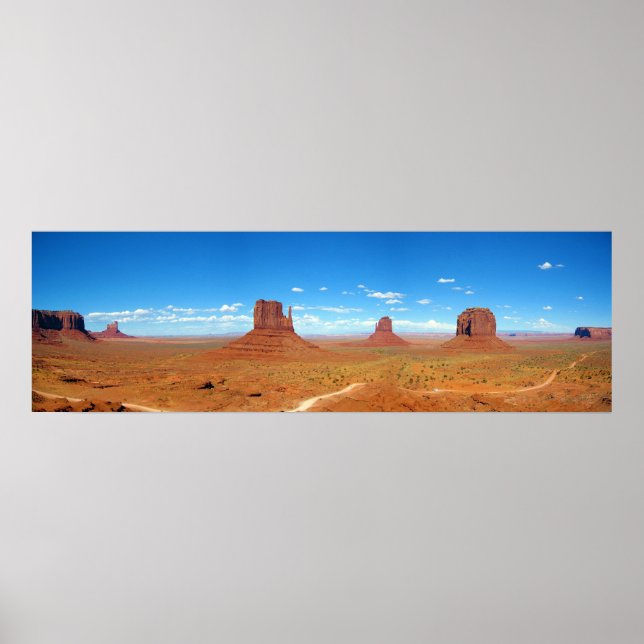 Poster Monument Valley between Arizona and Utah (Frente)