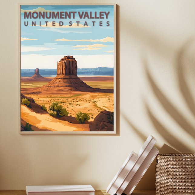 Poster Monument Valley National Park Desert Landscape (Criador carregado)
