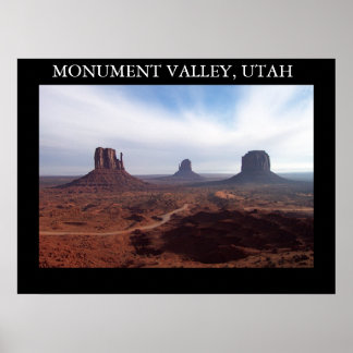 Póster Monument Valley, Utah