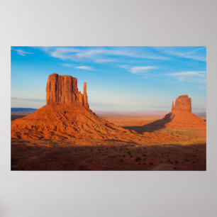 Poster Monument Valley Utah luvas do deserto em panorâmic