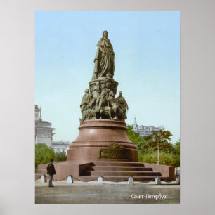 Poster Monumento a Catherine, o Excelente em Rua Petersur