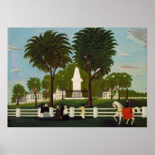 Poster Monumento da batalha de Lexington, c.1830