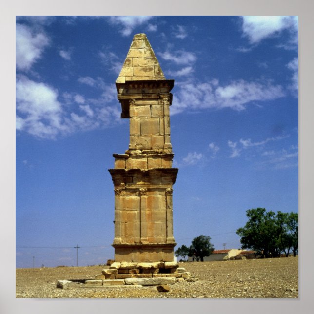 Poster Monumento da Guerra Punica, século 3 a.C. (Frente)