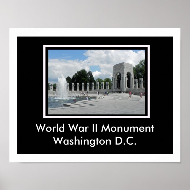 Poster Monumento da Segunda Guerra Mundial (Frente)
