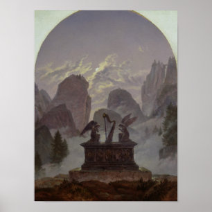 Póster Monumento de Goethe