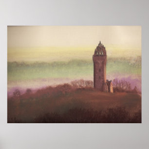 Póster Monumento de Wallace, Stirling, Scotland