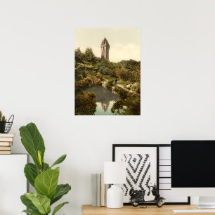 Póster Monumento de Wallace, Stirling, Scotland