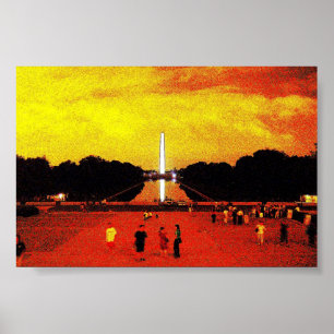 Póster Monumento de Washington