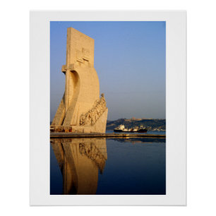 Póster Monumento Descobertas Portugal, Rio Tejo