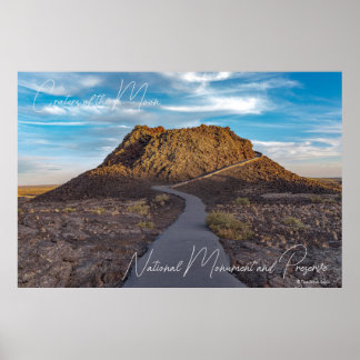 Poster Monumento e Reserva Nacional Crateres da Lua