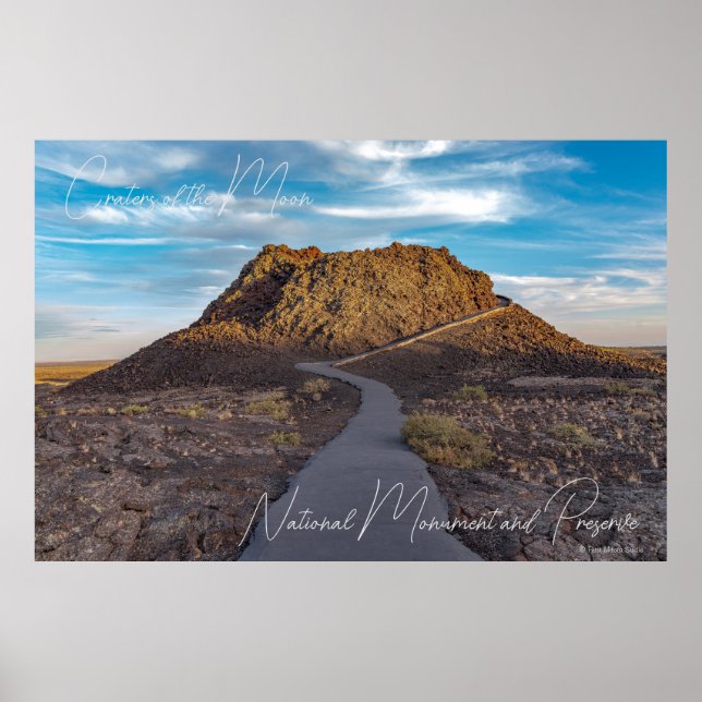 Poster Monumento e Reserva Nacional Crateres da Lua (Frente)
