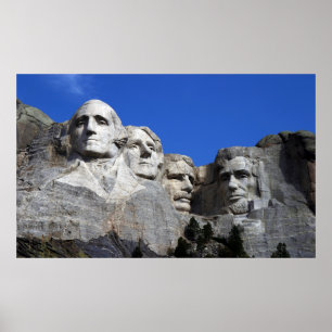 Póster Monumento Memorial Nacional do Monte Rushmore
