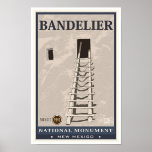 Poster Monumento nacional 1 de Bandelier