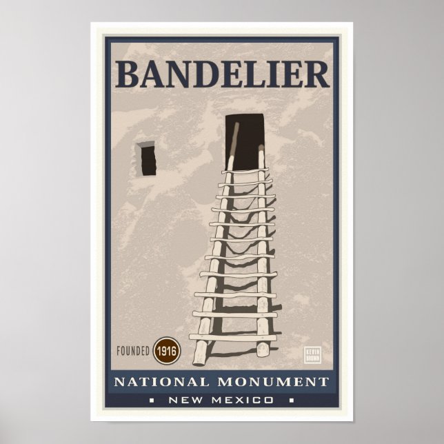 Poster Monumento Nacional Bandelier 1 (Frente)