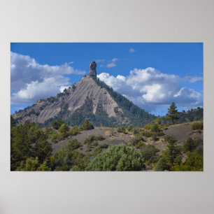 Poster Monumento Nacional Chimney Rock, Colorado