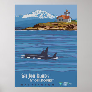 Poster Monumento Nacional das Ilhas San Juan