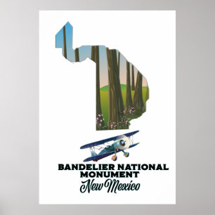 Poster monumento nacional de bandelier