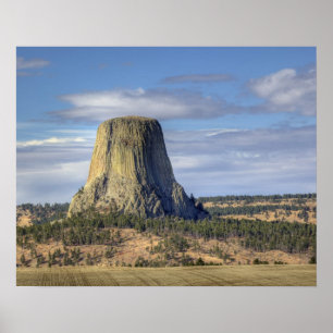 Póster Monumento Nacional Devils Tower
