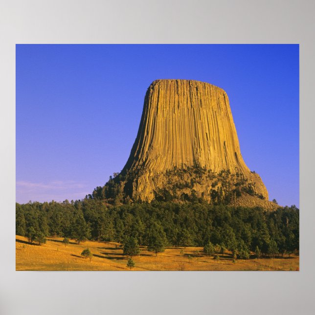 Poster Monumento Nacional Devils Tower em Wyoming (Frente)