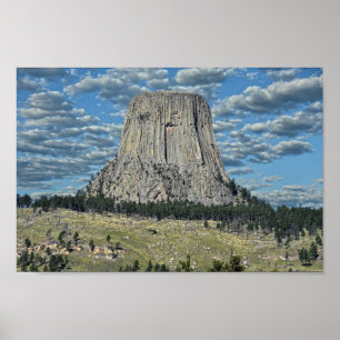 Poster Monumento Nacional Devils Tower, Wyoming