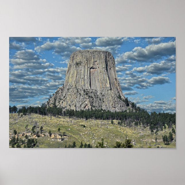 Poster Monumento Nacional Devils Tower, Wyoming (Frente)