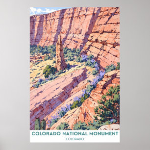 Poster Monumento Nacional do Colorado