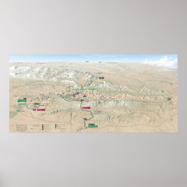 Póster Monumento Nacional do Dinossauro (Frente)