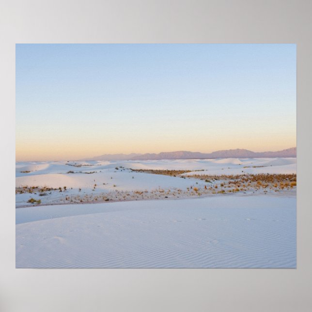 Póster Monumento Nacional White Sands, Dunas Transversais (Frente)
