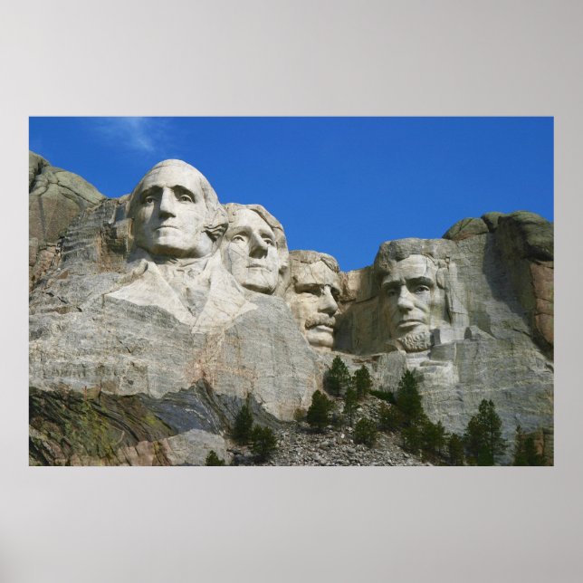 Poster Monumento Presidencial Monte Rushmore (Frente)