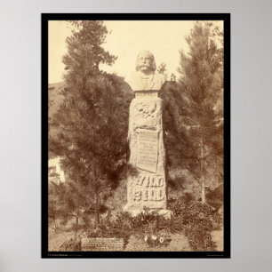 Póster Monumento SD 1891 de Wild Bill Hickok