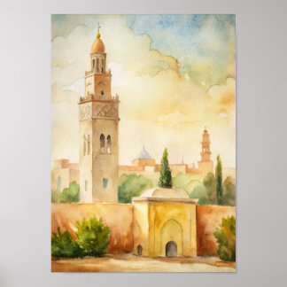 Poster Monumentos da cidade de Meknès