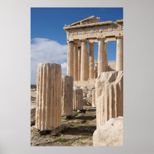 Poster Monumentos   Grécia de Parténon Acropolis Atenas