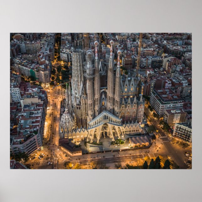 Poster Monumentos | La Sagrada Familia (Frente)