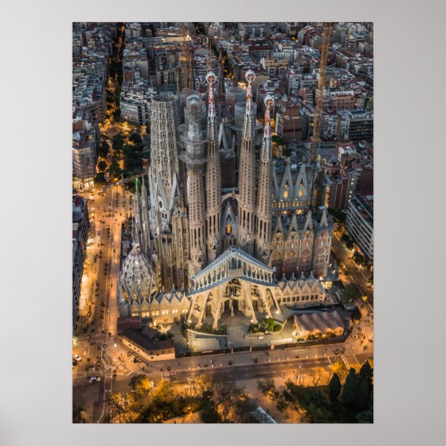 Poster Monumentos | La Sagrada Familia (Frente)