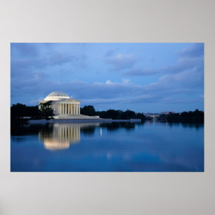 Poster Monumentos Memorial Jefferson