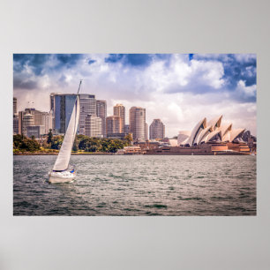 Poster Monumentos Ópera de Sidney