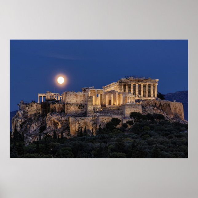 Poster Monumentos | Parténon Athens, Grécia (Frente)