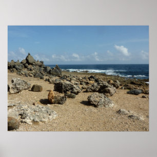 Poster Monumentos Rock na Costa Arubana