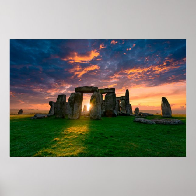 Poster Monumentos | Stonhenge, Inglaterra (Frente)