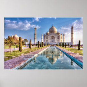 Poster Monumentos   Taj Mahal Sunrise