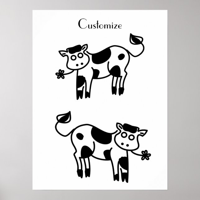 Poster Moo Cow Thunder_Cove (Frente)